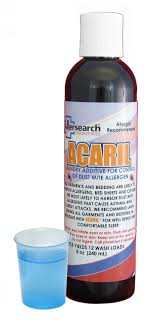 allersearch acaril 8oz laundry additive