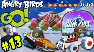 NEW Angry Birds GO! SUB-ZERO Pt. 13 Slushy Slider L1 In-App Purchase + ICE  SPLAT + Slalom Fail - YouTube
