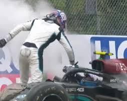 28 августа 1989 | 31 год. Bottas Gives Russell Middle Finger After Huge Crash At F1 Emilia Romagna Gp As Brit Slaps Him On Helmet Future Tech Trends