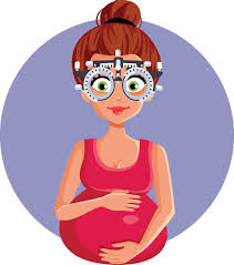 can you get an eye exam while pregnant