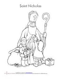 St nicholas coloring sinterklaas kleurplaten. St Nicholas Center Preschool Lesson St Nicholas Day Saint Nicholas Nicholas