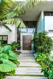 awesome entrance design with landscapes