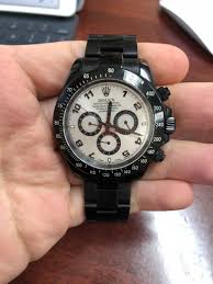 This black dial, stainless rolex cosmograph daytona ref. How To Spot A Fake Rolex Daytona Faketona Vs Daytona