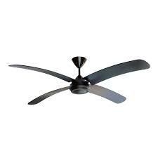 Ceiling Fan With Black Motor And Wooden