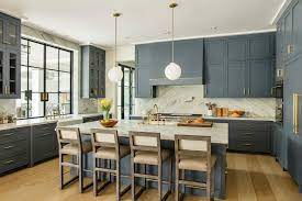 Leading fad in kitchen cabinetry style blue kitchen cabinets. New This Week 6 Blue Paints For Stylish Kitchen Cabinets