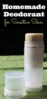 homemade deodorant for sensitive skin