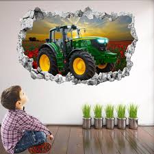 Tractor Wall Decal Sticker Mural Poster