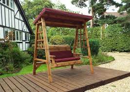 Dorset Wooden 2 Seat Garden Swing