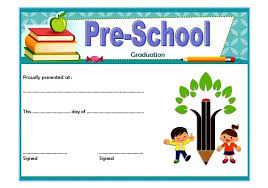 Preschool Graduation Certificates Free Printable For