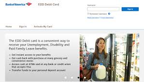 It is used for all edd and edd benefits programs. Www Bankofamerica Com Eddcard Edd Bank Of America Card Login Process Ladder Io