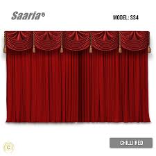 our exquisite red home theater curtains