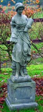 Summer Maiden Lady Stone Statue