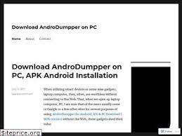 Dec 01, 2020 · androdumpper is an application that you can use to find out if your access point is vulnerable to wps protocol. Top 73 Similar Websites Like Androdumpper Com And Alternatives