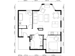 2 bedroom small house floor plan