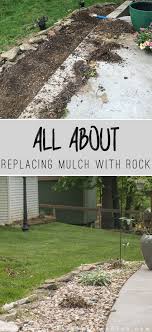 landscaping with rock instead of mulch