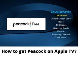 how to get peacock on apple tv the