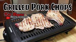 bone in grilled pork chops chefman