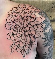 beautiful chrysanthemum tattoo designs