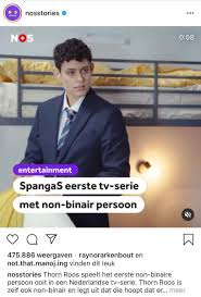 Gender identity is based on psychological and social factors, as well as biological attributes. Mark Knoop On Twitter Spangas A Dutch Drama Series Aimed At Teens Has Introduced A Non Binary Character Played By Someone Who Is Non Binary The Hateful Comments In This News Story About