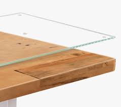 glass desk blotter by uplift desk