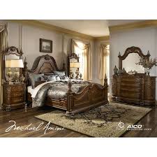 Thanks so michael amini bedding at bed bath and beyond, i've found my little slice of heaven. Venetian Ii Poster Bedroom Set Aico Furniture 1 Reviews Furniture Cart