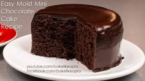 easy moist mini chocolate cake recipe