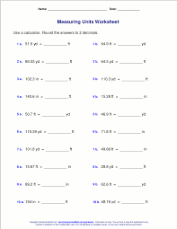 Free Grade 6 Measuring Worksheets