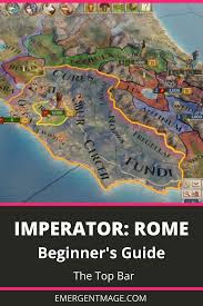 You may have noticed this during gameplay, but mercenaries do the same. Imperator Rome Beginner S Guide The Top Bar Rome Guide Rome Beginners