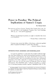 pdf power in paradise the political implications of santos s utopia pdf power in paradise the political implications of santos s utopia