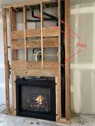 Pex Near Gas Fireplace