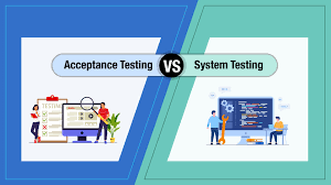 acceptance testing and system testing