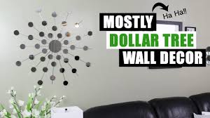 mostly dollar tree diy mirror wall