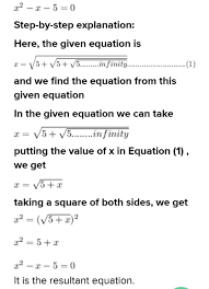 Find The Quadratic Equation If X Equal