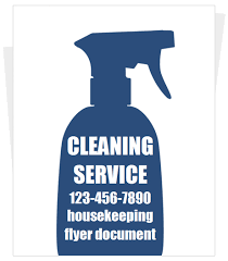 Housekeeping Flyers Templates Free Cleaning Flyer Templates
