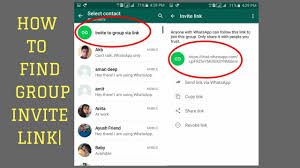 How To Find Whatsapp Group Invite Link