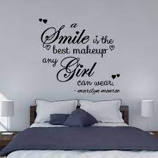 wall sticker e smile is the best