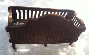 Antique Cast Iron Fireplace Basket