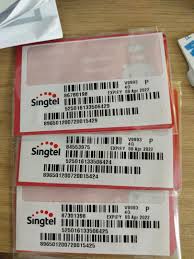 unregistered singtel prepaid sim card