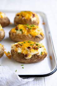 When baking a lot of potatoes at one time, choose potatoes with uniform shapes and sizes; Easy Twice Baked Potatoes Recipe The Forked Spoon