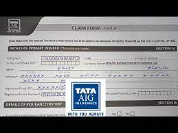 tata aig health insurance claim form