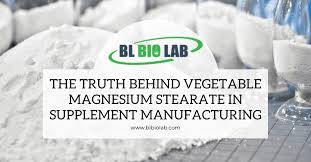 using vegetable magnesium stearate in