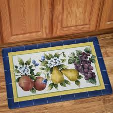 fruity tiles anti fatigue multicolor decorative kitchen floor mat 18 x30 walmart