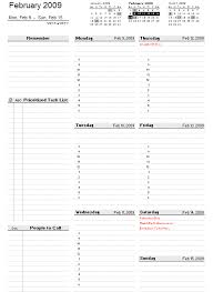 Weekly Planner Template Free Printable Weekly Planner For