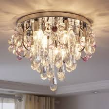 Contemporary Crystal Ceiling Lights For