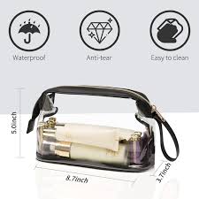clear makeup bags ocheal small travel