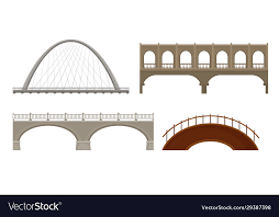 various types bridges made concrete