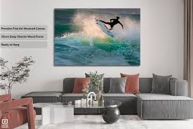 The Lone Surfer Watersports Canvas
