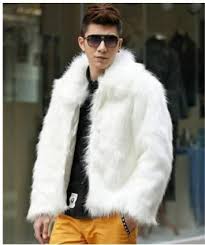 Faux Fur Parka Mens Fur Coat Fur Coat Men