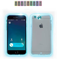 Amazon Com Nanmate Iphone Se 5s 5 Case Creative Led Light Up Incoming Call Flash Cover Anti Scratch Clear Back Case For Iphone 5 5s Se Iphone 5 5s Se
