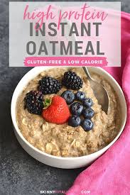 Well since 1/4 of a cup has 4 tablespoons, and the serving size is 1/2. High Protein Oatmeal How To Make Healthier Oatmeal Gf Low Cal Skinny Fitalicious